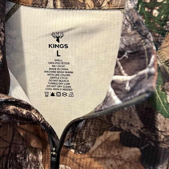 Kings XKG Elevation 1/4 Zip dry quick real tree edge camouflage - Picture 11 of 16
